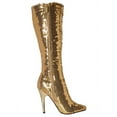thumbnail image 2 of Gold Sequin Womens Knee High Boot, 2 of 8