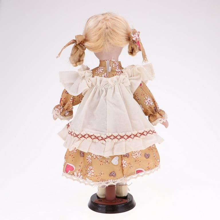 その他 porcelain doll 30cm Cute Porcelain Doll Girl Figures with Stand Adult