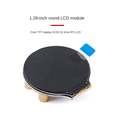 thumbnail image 6 of 1.28 Inch IPS Color TFT LCD Display Module 1.28Inch RGB LED Round Screen 240x240 GC9A01 Drive 4 Wire SPI Interface, 6 of 8