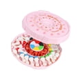 thumbnail image 4 of Juego de mesa de ajedrez 2 en 1 para niños, entrenamiento de habilidades motoras, actividad para padres e hijos, compacto rosa, 4 of 9