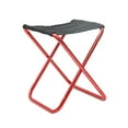 thumbnail image 1 of Eigraketly Taburete plegable de tela Oxford, silla antioxidante para acampar al aire libre, senderismo, pesca, dibujo, barbacoa, asiento con bolsa carpas Rojo, 1 of 6