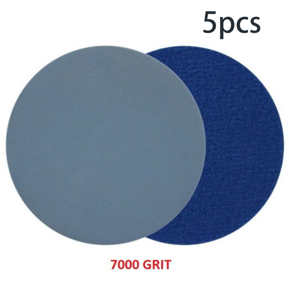 20pcs Hook&Loop 5 Inch 3000 5000 7000 10000 Grit Sand Paper Sanding Discs 