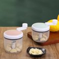 thumbnail image 2 of Lindbes Multifunctional Vegetable Chopper Small Food Processor Manual Hand-Cranked Food Chopper Mincer Tool Garlic Kitchen Gadgets, 2 of 7