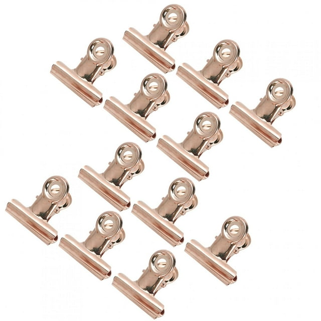 Clips de Extensión de uñas ANGGREK Clip Art de Lima de Pellizco Curva C 12 Uds. Dorado