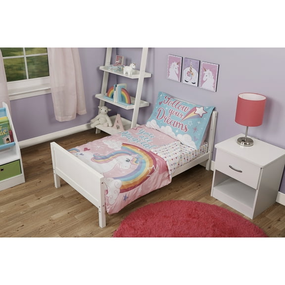 Funhouse Follow Your Dreams 4 pc Toddler Bedding Set