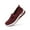 Brick Red, variant on Women's Orthopedic Shoes Woven Wide Arch Support Slip-On Orthowalk Sneakers Casual Breathable Soft Anti-Skid Sports Footwear