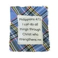 thumbnail image 1 of Prayer Quilt With Inside Handmade Sew Individually Colorful Quilts Pocket Prayer Quilt Pocket Prayer Mini Quilts Sympathy Remembrance Large Note Cards Father S Day for Son Game Cards for Couples Baby, 1 of 4