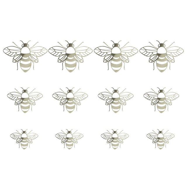 JJKBVCLO 12 - Hollow Bee Home Decoration Festive Party Arrangement Cardboard Home Wall Decoration Wall Sticker