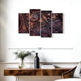 thumbnail image 3 of Elephant Stock Mechanical Steampunk Device Wall Art - Horizontal Multi Panel Canvas - Living Room Wall Decor - Decor Elements Multi Panel - Brown And Decor - 36" x 22", 3 of 8