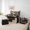 thumbnail image 6 of Homewish Vintage Brown Swirl 7-Piece King Bedding,Contemporary Art King Bed in a Bag,Black Reversible, 6 of 8