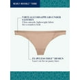 thumbnail image 3 of Vanity Fair Women’s Underwear Nearly Invisible Panty, Damask Neutral, 9, 3 of 6