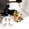 thumbnail image 3 of Piezas de actualización de dirección de latón de metal para coche RC Se la la adaptaciónción a 1: 8 1:10 La mayoría accesorios de del eje trasero Yotijar portador del eje delantero del coche rc, 3 of 10
