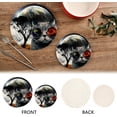 thumbnail image 4 of SKYSONIC Alien Cat Cute Pot Holders Trivets, 2 Pcs Heat Resistant Trivets,Earth Mars Cotton Thread Weave Mats for Hot Pads Pans Pot Bowl Teapot for Kitchen Decor, 4 of 7