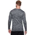 thumbnail image 2 of RBX Active Men's Athletic Performance Long Sleeve Crew Neck Fleece Lined Insulated Fitted Base Layer T-Shirt, 2 of 4