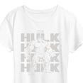 thumbnail image 3 of Marvel Hulk - Monochrome - Women's Short Sleeve Graphic T-Shirt, 3 of 5