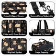 thumbnail image 3 of Teacher Tote Bag,Shiba Inu Teacher Utility Tote Bag,Large Work Tote Bags for Women with Multiple Pockets,Top Zipper Closure,13.8x10.6x6.7 Inch, 3 of 5