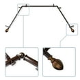 thumbnail image 1 of Barbara 13/16" Bay Window curtain rod 20"-36", 38"-72" - Cocoa,(ABay-18-7), 1 of 4