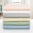 thumbnail image 4 of Superior 100 Thread Count Lyocell Blend 3-Piece Sheet Set, Wrinkle Resistant Sheets, Twin-XL, Ivory, 4 of 5