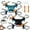 Blue+Black, variant on All-Ages Mini Drone With Easy Stunt Flights,Mini Drone Beginner,with 360° Maneuver & Intuitive Controls,Remote Little Aerobatic 4-Axis Drone with LED Light & Propeller Protection & Altitude Hold