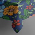 thumbnail image 3 of Pioneer Flower Floral Print Pattern Rectangle Tablecloth 60"x84",Waterproof Polyester Rectangle Table Cloth, Wipeable Spillproof Polyester Tablecloth for Dining, Camping, Indoor and Outdoor, 3 of 5