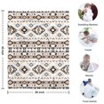 thumbnail image 4 of Colorful Geometric Striped Pattern Blanket,Comfortable Soft Flannel Throw Blanket,All Season,Warm Lightweight Blankets for Sofa Bed Couch Living Room Chair,30"x40", 4 of 4