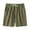 Army Green, variant on asjyhkr Mens Cotton Linen Shorts Drawstring Elastic Waist Casual Loose Fitted Comfy Summer Beach Shorts with Pockets