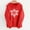 Red, variant on Sakmal Oversized Womens Christmas Hoodies Red Tops Winter Snowflakes Hoodie for Women