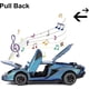 thumbnail image 4 of Toy Cars Lambo Sian FKP3 Metal Model Car with Light and Sound Pull Back Toy Car for Boys Age 3 + Year Old (Blue), 4 of 5