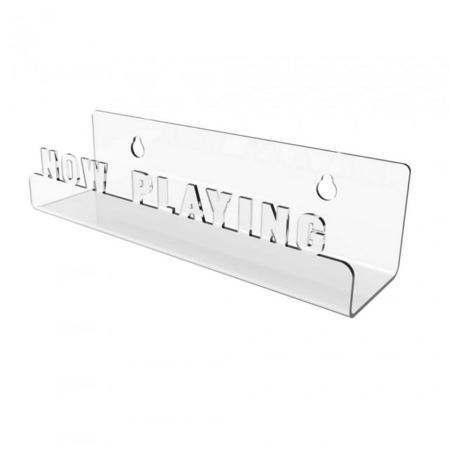GROWTH TANK Acrylic Disc Holder Children's Shelf Floating Shelf Wall Mounted for Mini Action Clear