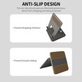 thumbnail image 4 of Graflsoa Adjustable Aluminum Alloy Phone & Tablet Stand - Foldable, Non-Slip, Portable Holder in Silver/Grey, 4 of 6