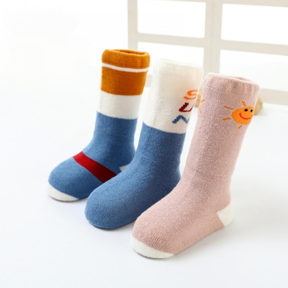 Baby Socks Breathable Toddler Non-slip Floor Socks Cartoon Infant Warm Socks New 
