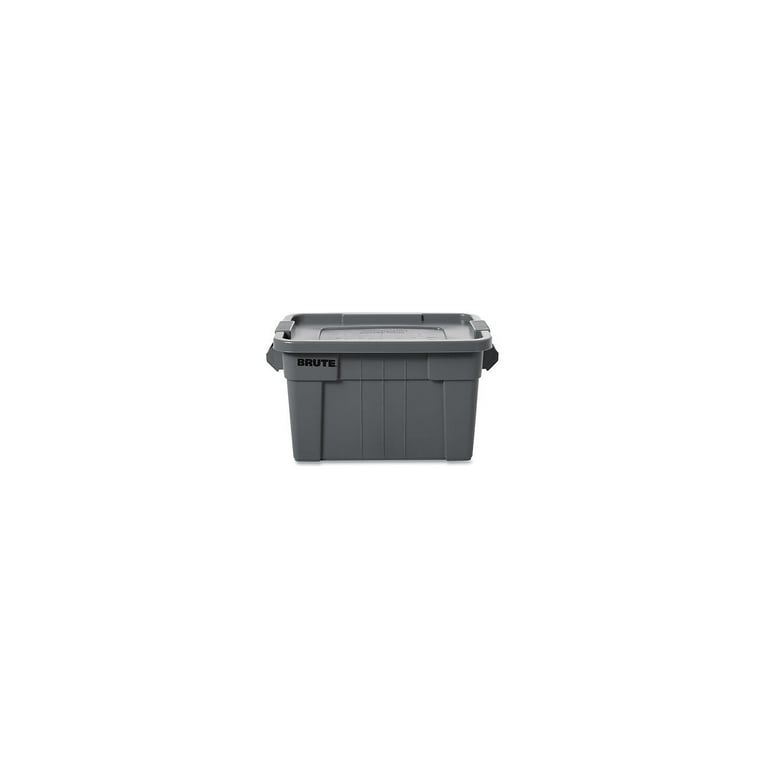BRUTE Tote with Lid, 14 gal, 27.5 BRUTE Tote with Lid, 14 gal, 27.5