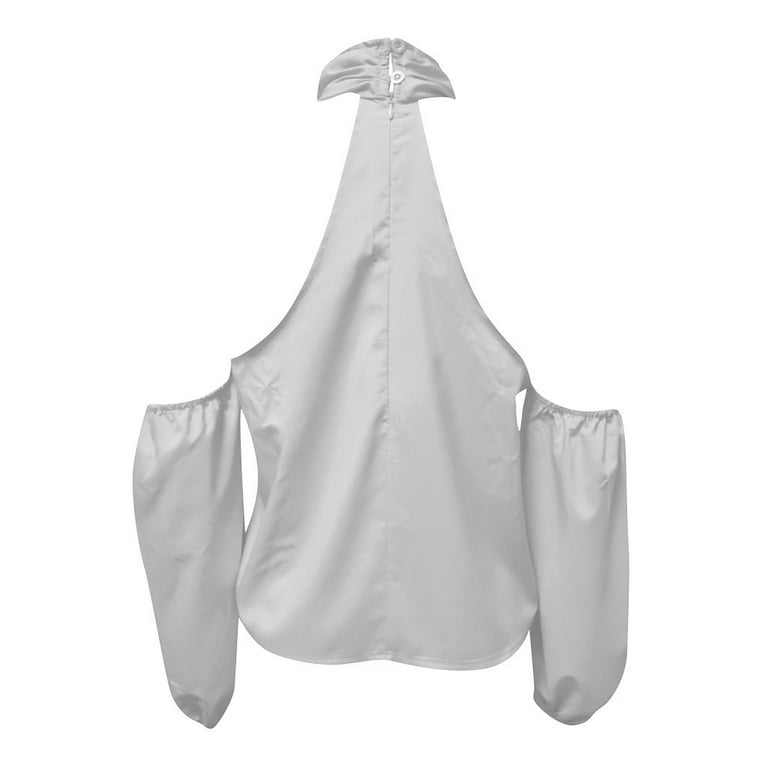 andequal volume off shoulder blouse グレー volume off shoulder blouse – andequal