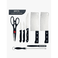 thumbnail image 1 of 8 Pcs Juego De Cuchillos De Cocina Profesional Acero Inoxidable, 1 of 4