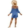 thumbnail image 5 of Swimsuit Cover Ups Women's Bathing Suit Coverups Dress Bikini Beach Tunic Top, 5 of 6