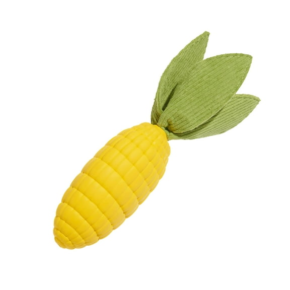 BARK Super Chewer Corn To Run Durable Rubber Vegetable Dog Toy L