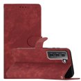 thumbnail image 3 of Allytechgroup Wallet Phone Case for Samsung Galaxy S21 with Credit Card Slot, PU Leather Slim Lightweight Flip Case with Lanyard Shockproof Protective Bumper for Women Girls, Winered, 3 of 10