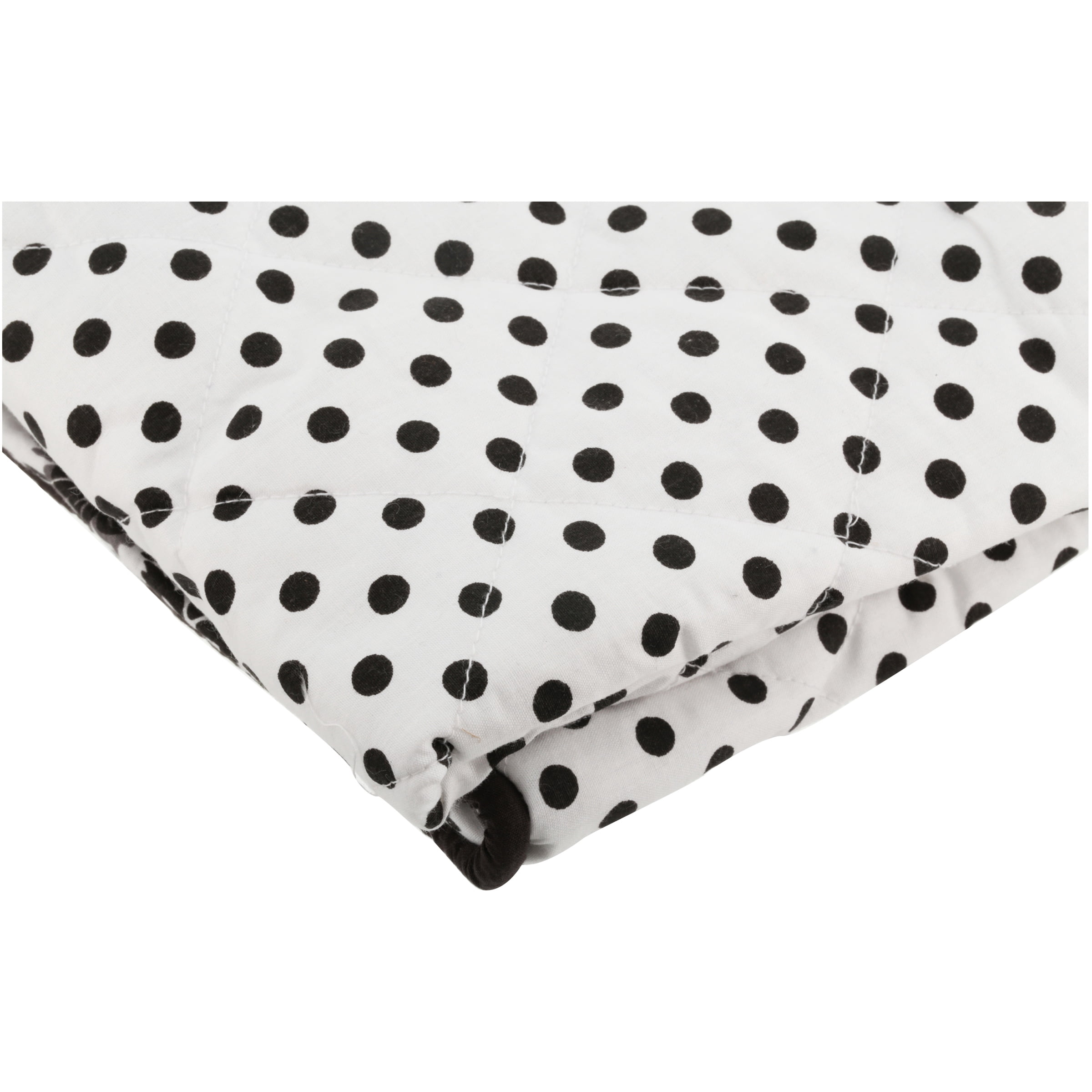 Bacati Black/White Polka Dots & Stripes Changing Pad Cover