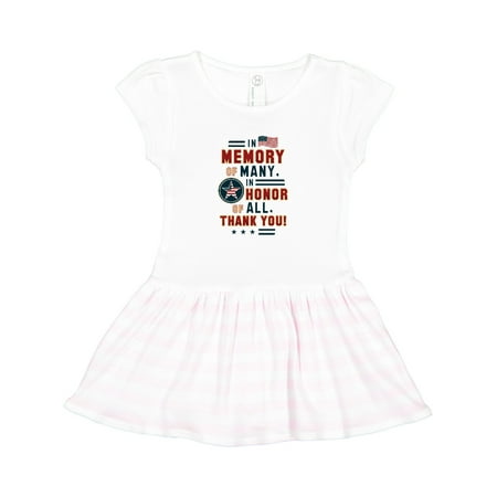 

Inktastic Military Appreciation Thank You Gift Toddler Girl Dress