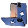 thumbnail image 1 of Mignova iPhone 11 6.1 Pouces 2019 Étui, TPU + PC Double Étui Protection Intégrale Robuste Support Anneau Caché Rotatif 360 Métal (Bleu), 1 of 7