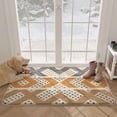 thumbnail image 1 of Alfombra de Entrada Interior, Felpudo Lavable y Ultra Absorbente, Felpudo Antideslizante para Interior, Exterior, Dormitorio, Cocina, baño, Pasillo, 60 x 90 cm, Amarillo, 1 of 5