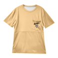 thumbnail image 4 of CAIXAI Maternity Summer Clothes Oversized Nursing T-Shirts for Breastfeeding with Hidden Zipper Loose Fit Raglan Short Sleeve Maternity Tops, 4 of 4