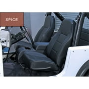 Rugged Ridge by RealTruck Seat for Jeep CJ/Wrangler YJ/TJ | Front, High-Back, No-Recline, Spice | 13401.37 | Compatible with 1976-2002 Jeep CJ & Wrangler YJ/TJ