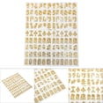 thumbnail image 1 of Art 108pcs/HOJA 3D Diseño Manicura de Unas Manicure Arte de Umas Patinas de Manicura hueco, 1 of 6