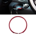 thumbnail image 1 of Xotic Tech Red Aluminum Alloy Remote Control Key Cover Ring Rim Surrounding Compatible with Mini Cooper JCW R55 R56 R57 R58 R59 R60 R61, 1 of 8