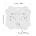 thumbnail image 7 of Inkdotpot Ready To Pop Baby Shower Bottle Tag Real Silver Foil Favor Bracket Shape Hang Tags Pack Of 100, 7 of 7
