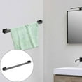 thumbnail image 3 of Toallero de pared para baño, colgador de toallas, soporte para barra de toalla para hotel, bar, cocina, cafetería Negro 30cm, 3 of 8