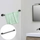 thumbnail image 3 of Toallero de baño, accesorios de baño, estante, soporte para papel higiénico Negro 30cm, 3 of 8