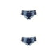 thumbnail image 1 of Jumpingount Pantalones cortos sexys para mujer con vendaje Pantalones de moda cómodos Pantalones de cintura baja Pantalones vaqueros Fiesta de S 2piezas, 1 of 6