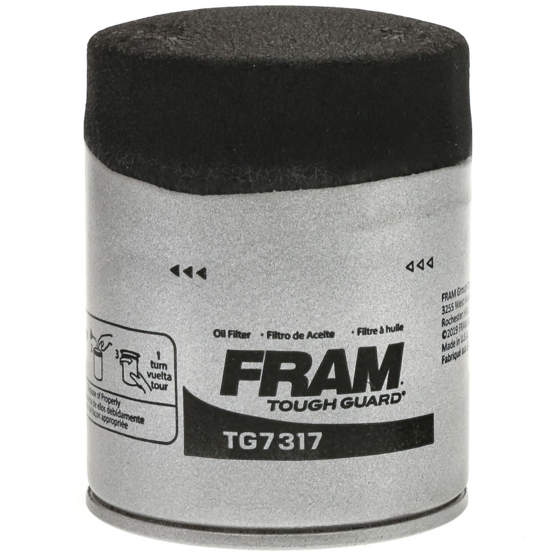 FRAM Tough Guard Oil Filter, TG7317, 15K mile Replacement Filter for Select Honda Vehicles